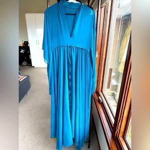 Bluzat Turquoise Kaftan Dress
